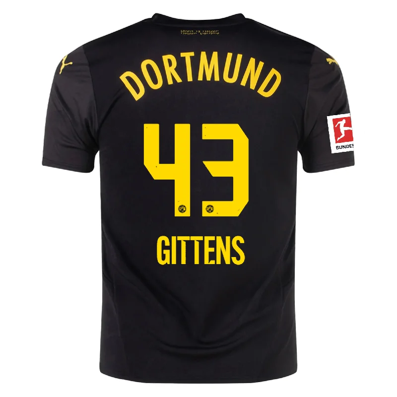 Men's Retro Soccer Jerseys of Famous Clubs from the 90s for Nostalgic Football EnthusiastsPuma Borussia Dortmund Jamie Bynoe-Gittens Away Jersey w/ Bundesliga Patch 24/25 (Puma Black/Faster Yellow) Men's Retro Soccer Jerseys of Famous Clubs from the 90s for Nostalgic Football EnthusiastsPuma Borussia Dortmund Jamie Bynoe-Gittens Away Jersey w/ Bundesliga Patch 24/25 (Puma Black/Faster Yellow)