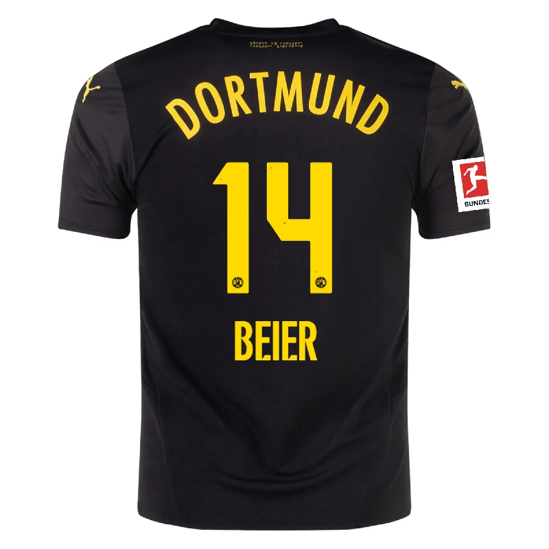 Men's Retro Soccer Jerseys of Famous Clubs from the 90s for Nostalgic Football EnthusiastsPuma Borussia Dortmund Maximilian Beier Away Jersey w/ Bundesliga Patch 24/25 (Puma Black/Faster Yellow) Men's Retro Soccer Jerseys of Famous Clubs from the 90s for Nostalgic Football EnthusiastsPuma Borussia Dortmund Maximilian Beier Away Jersey w/ Bundesliga Patch 24/25 (Puma Black/Faster Yellow)