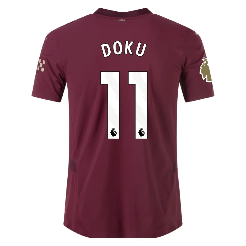 Men's NBA Authentic Team Jerseys in Official Team Colors for True Basketball FansPuma Manchester City Authentic Jeremy Doku Third Jersey w/ EPL + Club World Cup Patch 24/25 (Dark Jasper) Men's NBA Authentic Team Jerseys in Official Team Colors for True Basketball FansPuma Manchester City Authentic Jeremy Doku Third Jersey w/ EPL + Club World Cup Patch 24/25 (Dark Jasper)