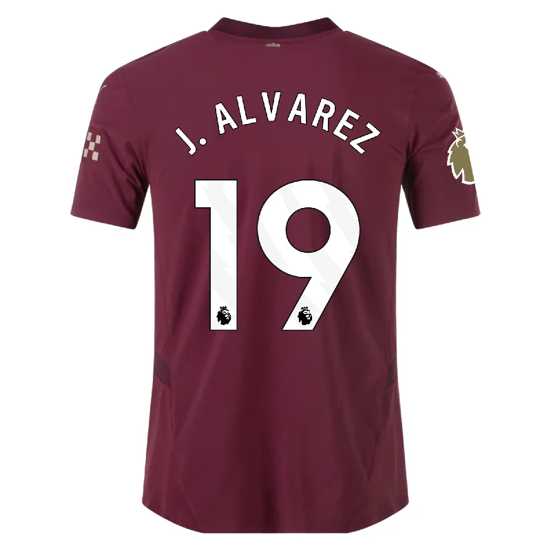 Men's Throwback Rugby Jerseys of Historic Matches and Teams for Rugby History BuffsPuma Manchester City Authentic Julian Alvarez Third Jersey w/ EPL + Club World Cup Patch 24/25 (Dark Jasper)