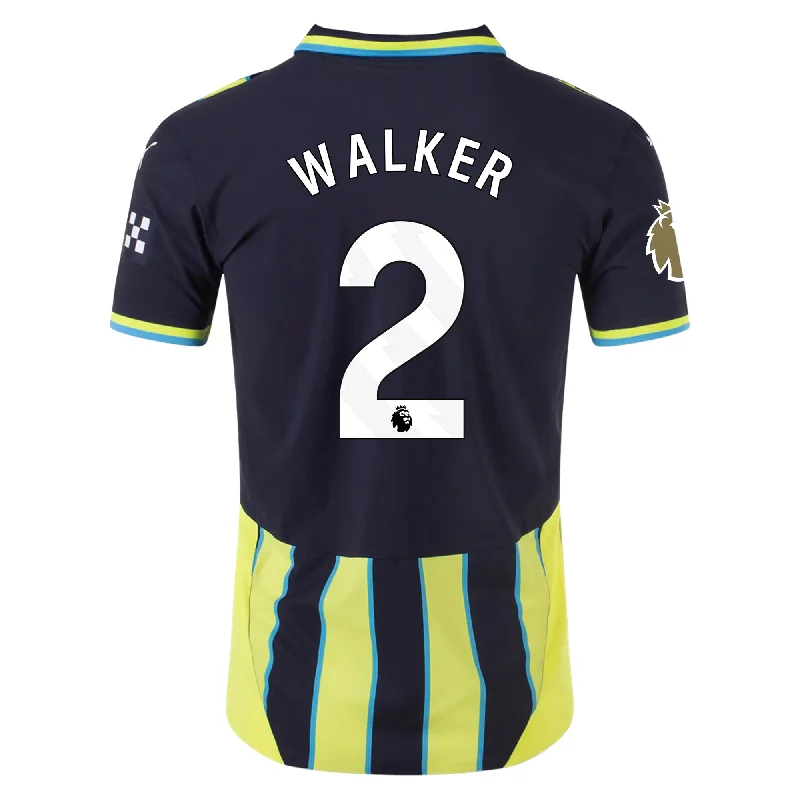 Men's Limited - Edition Cricket Jerseys Commemorating Historic Matches for Die - Hard Cricket LoversPuma Manchester City Authentic Kyle Walker Away Jersey w/ EPL + Club World Cup Patch 24/25 (New Navy/Yellow Glow) Men's Limited - Edition Cricket Jerseys Commemorating Historic Matches for Die - Hard Cricket LoversPuma Manchester City Authentic Kyle Walker Away Jersey w/ EPL + Club World Cup Patch 24/25 (New Navy/Yellow Glow)