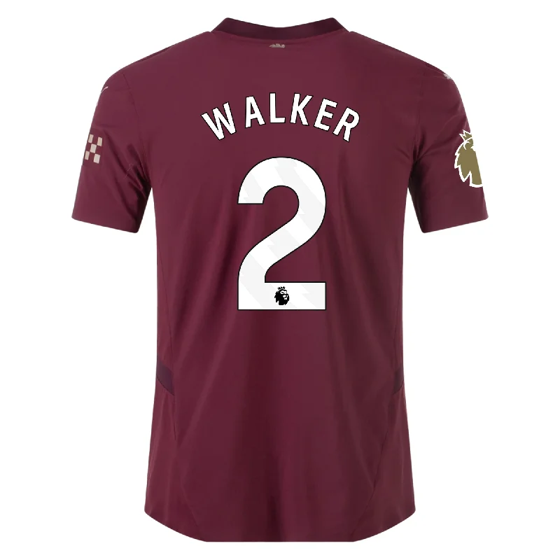 Men's Authentic Soccer Jerseys of National Teams for International Football EventsPuma Manchester City Authentic Kyle Walker Third Jersey w/ EPL + Club World Cup Patch 24/25 (Dark Jasper) Men's Authentic Soccer Jerseys of National Teams for International Football EventsPuma Manchester City Authentic Kyle Walker Third Jersey w/ EPL + Club World Cup Patch 24/25 (Dark Jasper)