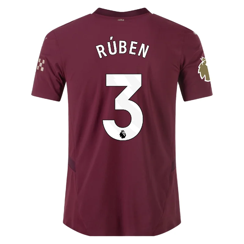 Men's Vintage American Football Jerseys of Legendary Teams for Collectors and FansPuma Manchester City Authentic Rúben Dias Third Jersey w/ EPL + Club World Cup Patch 24/25 (Dark Jasper) Men's Vintage American Football Jerseys of Legendary Teams for Collectors and FansPuma Manchester City Authentic Rúben Dias Third Jersey w/ EPL + Club World Cup Patch 24/25 (Dark Jasper)