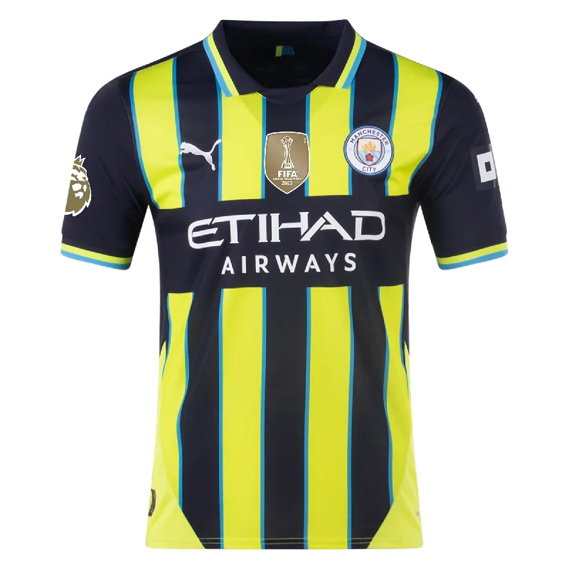 Men's Moisture - Wicking Golf Jerseys with UV Protection for Comfortable Rounds on the CoursePuma Manchester City Away Jersey w/ EPL + Club World Cup Patch 24/25 (New Navy/Yellow Glow) Men's Moisture - Wicking Golf Jerseys with UV Protection for Comfortable Rounds on the CoursePuma Manchester City Away Jersey w/ EPL + Club World Cup Patch 24/25 (New Navy/Yellow Glow)