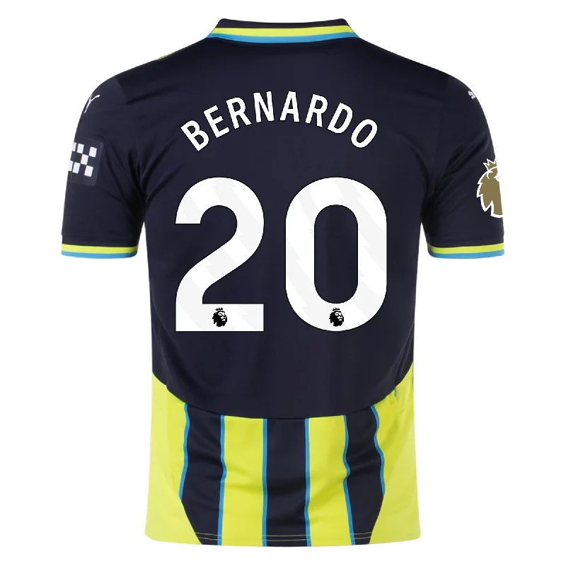 Men's Throwback Tennis Jerseys Inspired by Iconic Matches and PlayersPuma Manchester City Bernardo Silva Away Jersey w/ EPL + Club World Cup Patch 24/25 (New Navy/Yellow Glow) Men's Throwback Tennis Jerseys Inspired by Iconic Matches and PlayersPuma Manchester City Bernardo Silva Away Jersey w/ EPL + Club World Cup Patch 24/25 (New Navy/Yellow Glow)