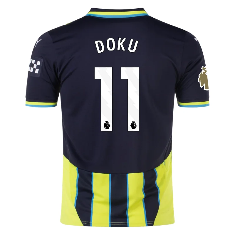 Men's Limited - Release American Football Jerseys of Rookie Stars for Early Adopters and FansPuma Manchester City Jérémy Doku Away Jersey w/ EPL + Club World Cup Patch 24/25 (New Navy/Yellow Glow) Men's Limited - Release American Football Jerseys of Rookie Stars for Early Adopters and FansPuma Manchester City Jérémy Doku Away Jersey w/ EPL + Club World Cup Patch 24/25 (New Navy/Yellow Glow)