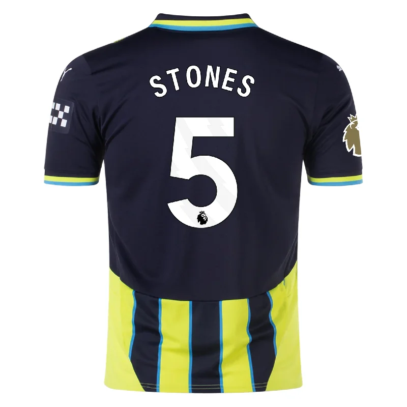Men's Limited - Release American Football Jerseys of Rookie Stars for Early Adopters and FansPuma Manchester City John Stones Away Jersey w/ EPL + Club World Cup Patch 24/25 (New Navy/Yellow Glow) Men's Limited - Release American Football Jerseys of Rookie Stars for Early Adopters and FansPuma Manchester City John Stones Away Jersey w/ EPL + Club World Cup Patch 24/25 (New Navy/Yellow Glow)