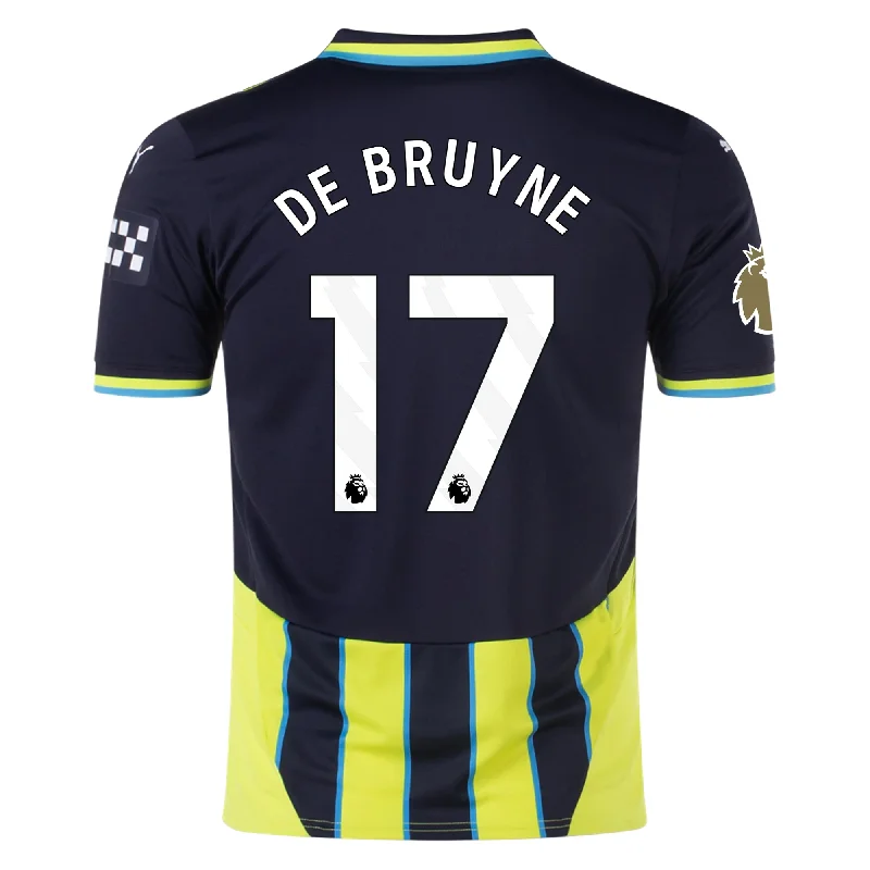 Men's NBA Authentic Team Jerseys in Official Team Colors for True Basketball FansPuma Manchester City Kevin De Bruyne Away Jersey w/ EPL + Club World Cup Patch 24/25 (New Navy/Yellow Glow) Men's NBA Authentic Team Jerseys in Official Team Colors for True Basketball FansPuma Manchester City Kevin De Bruyne Away Jersey w/ EPL + Club World Cup Patch 24/25 (New Navy/Yellow Glow)