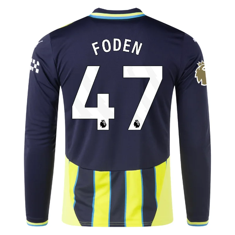 Men's Basketball Jerseys with Signature Player Logos for a Fan - Favorite LookPuma Manchester City Phil Foden Long Sleeve Away Jersey w/ EPL + Club World Cup Patch 24/25 (New Navy/Yellow Glow) Men's Basketball Jerseys with Signature Player Logos for a Fan - Favorite LookPuma Manchester City Phil Foden Long Sleeve Away Jersey w/ EPL + Club World Cup Patch 24/25 (New Navy/Yellow Glow)