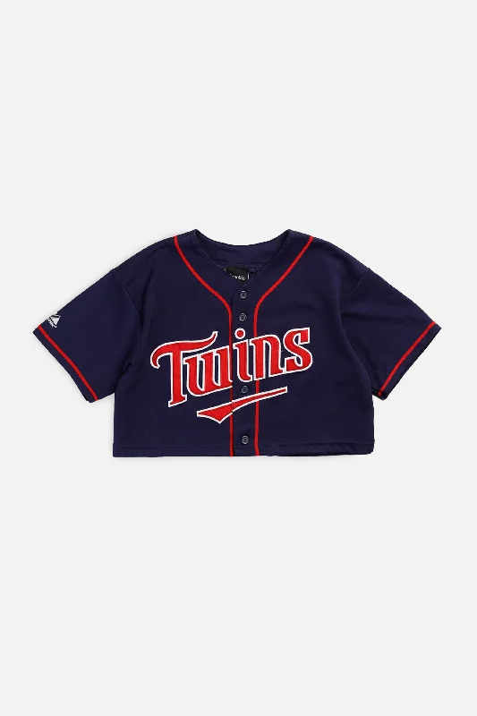 Men's Basketball Jerseys with Signature Player Logos for a Fan - Favorite LookRework Crop Minnesota Twins MLB Jersey - S Men's Basketball Jerseys with Signature Player Logos for a Fan - Favorite LookRework Crop Minnesota Twins MLB Jersey - S