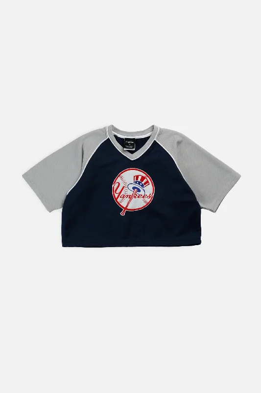 Men's Throwback Rugby Jerseys of Historic Matches and Teams for Rugby History BuffsRework Crop NY Yankees MLB Jersey - S Men's Throwback Rugby Jerseys of Historic Matches and Teams for Rugby History BuffsRework Crop NY Yankees MLB Jersey - S