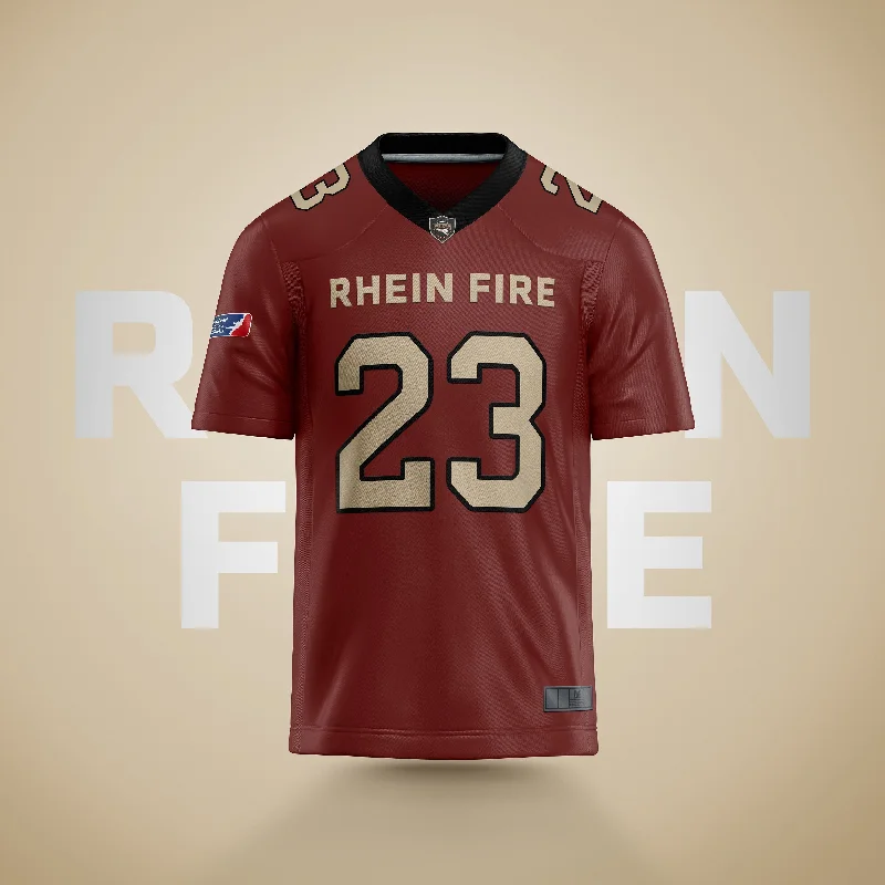 Men's Vintage American Football Jerseys of Legendary Teams for Collectors and FansRhein Fire Authentic Game Jersey Men's Vintage American Football Jerseys of Legendary Teams for Collectors and FansRhein Fire Authentic Game Jersey