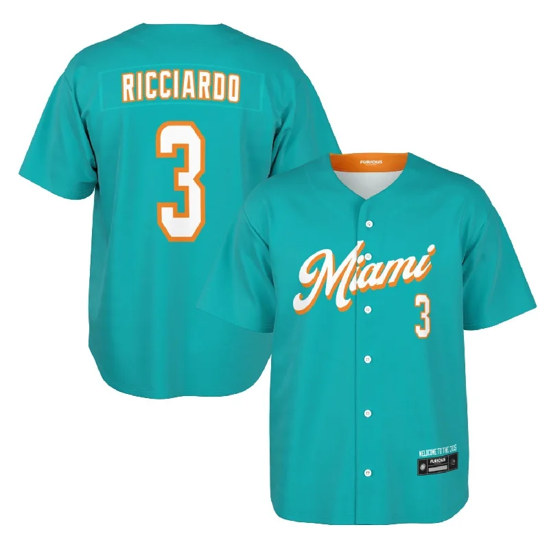 Men's Custom - Printed Baseball Jerseys with Player Names and Numbers for Personalized StyleRicciardo - (305) Jersey Men's Custom - Printed Baseball Jerseys with Player Names and Numbers for Personalized StyleRicciardo - (305) Jersey