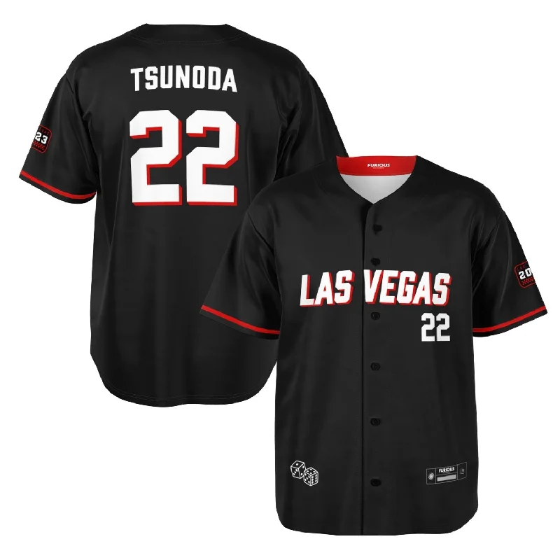 Men's Custom - Printed Baseball Jerseys with Player Names and Numbers for Personalized StyleTsunoda - Lucky Dice Jersey Men's Custom - Printed Baseball Jerseys with Player Names and Numbers for Personalized StyleTsunoda - Lucky Dice Jersey