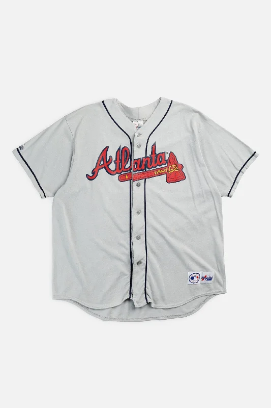 Men's Basketball Jerseys with Signature Player Logos for a Fan - Favorite LookVintage Atlanta Braves MLB Jersey - XL Men's Basketball Jerseys with Signature Player Logos for a Fan - Favorite LookVintage Atlanta Braves MLB Jersey - XL
