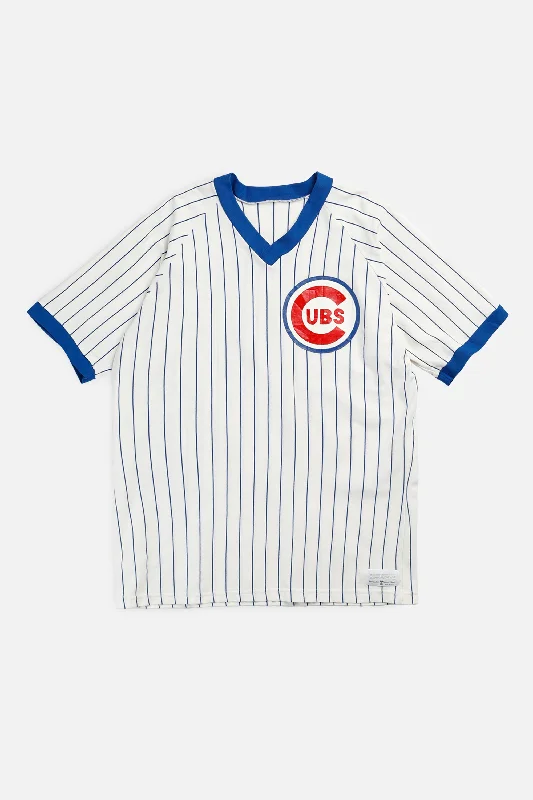 Men's Cycling Jerseys with Reflective Stripes for Safe and Stylish Rides at NightVintage Chicago Cubs MLB Jersey - M Men's Cycling Jerseys with Reflective Stripes for Safe and Stylish Rides at NightVintage Chicago Cubs MLB Jersey - M