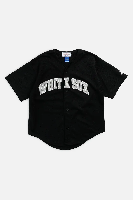 Men's Moisture - Wicking Lacrosse Jerseys with Mesh Panels for Optimal Performance on the FieldVintage Chicago White Sox MLB Jersey - L