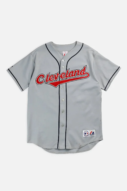 Men's Custom - Printed Baseball Jerseys with Player Names and Numbers for Personalized StyleVintage Cleveland Guardians MLB Jersey - L Men's Custom - Printed Baseball Jerseys with Player Names and Numbers for Personalized StyleVintage Cleveland Guardians MLB Jersey - L