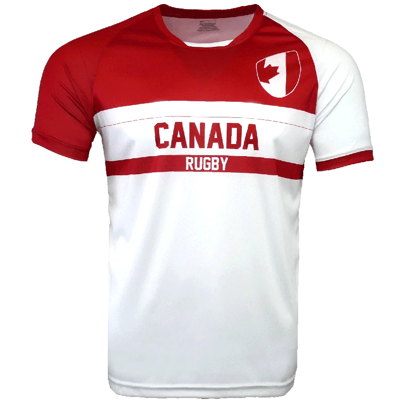 Men's Custom - Embroidered Volleyball Jerseys for Team Uniforms or Personalized GearNations of Rugby Canada Rugby Supporters Jersey Men's Custom - Embroidered Volleyball Jerseys for Team Uniforms or Personalized GearNations of Rugby Canada Rugby Supporters Jersey