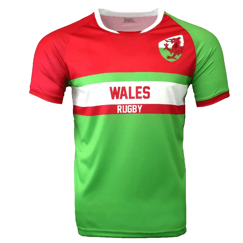 Men's Custom - Printed Baseball Jerseys with Player Names and Numbers for Personalized StyleNations of Rugby Wales Rugby Supporters Jersey Men's Custom - Printed Baseball Jerseys with Player Names and Numbers for Personalized StyleNations of Rugby Wales Rugby Supporters Jersey