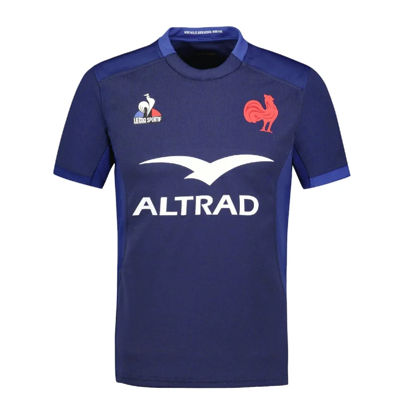 Men's Football Jerseys with Embroidered Club Badges for a Premium and Authentic AppealXV de France FFR Replica Home Jersey 23/24 by Le Coq Sportif Men's Football Jerseys with Embroidered Club Badges for a Premium and Authentic AppealXV de France FFR Replica Home Jersey 23/24 by Le Coq Sportif