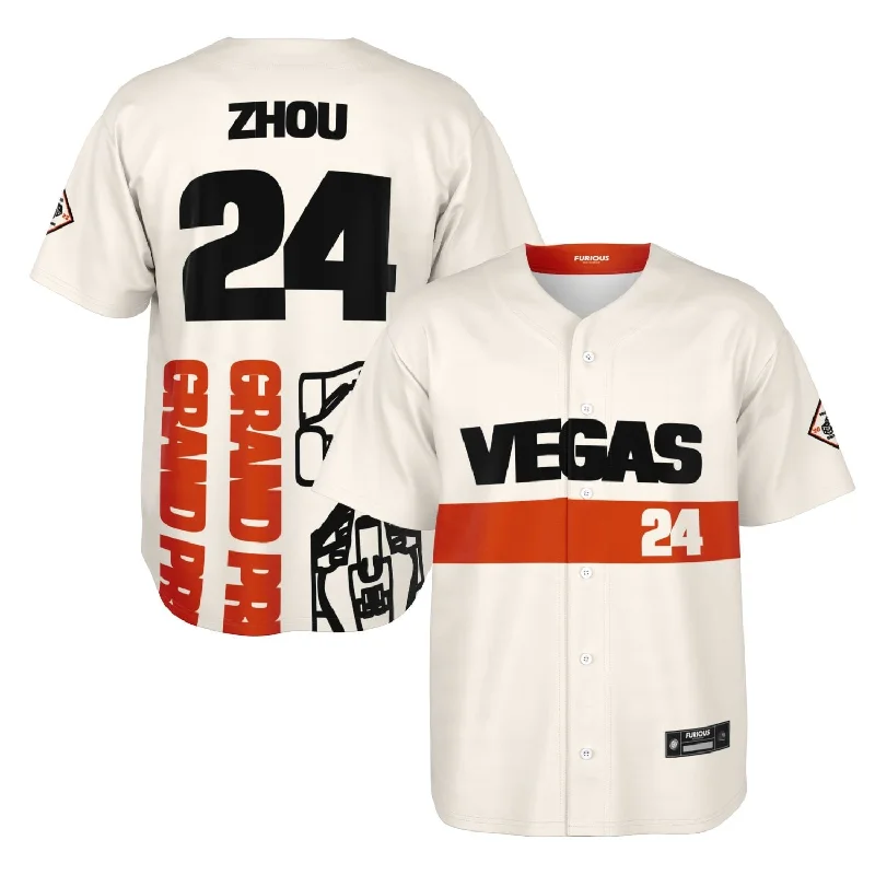 Men's Authentic Soccer Jerseys of National Teams for International Football EventsZhou - Vegas Street Circuit Jersey Men's Authentic Soccer Jerseys of National Teams for International Football EventsZhou - Vegas Street Circuit Jersey