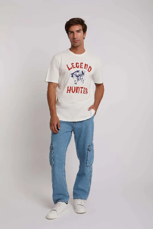 Men's Jeans with an Elastic Waistband for Ultimate ComfortDenim