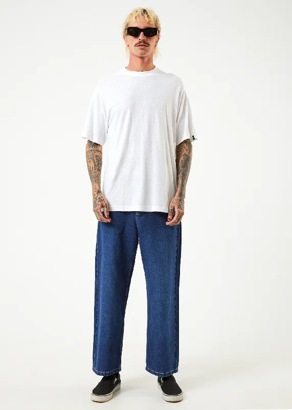 Men's Slim Fit Stretch Jeans in Dark Wash for a Modern and Comfortable LookAFENDS Mens Pablo - Denim Baggy Jeans - Original Rinse Men's Slim Fit Stretch Jeans in Dark Wash for a Modern and Comfortable LookAFENDS Mens Pablo - Denim Baggy Jeans - Original Rinse