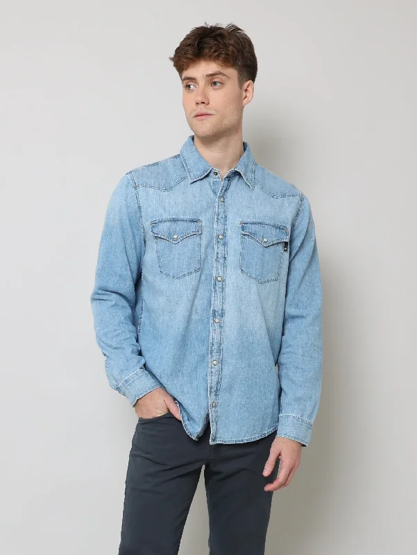 Plus Size Men's Relaxed Fit Jeans with a Faded Wash for a Vintage - Inspired LookAiden Western Shirt - Glisten Plus Size Men's Relaxed Fit Jeans with a Faded Wash for a Vintage - Inspired LookAiden Western Shirt - Glisten