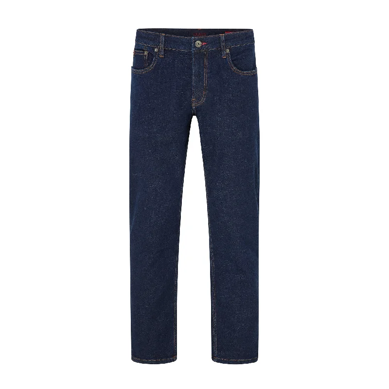 Men's High - Waisted Jeans in a Medium Wash for a Vintage - Style RevivalAlaska straight fit jeans in Rinse wash