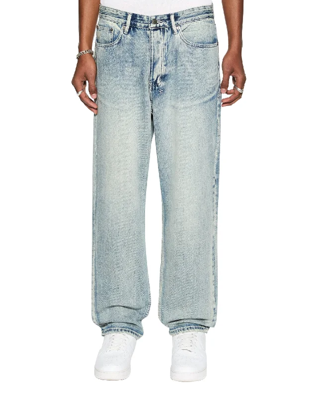 Plus Size Men's Relaxed Fit Jeans with a Tapered Leg for a Laid - Back VibeANTI K PUNK BLUE Plus Size Men's Relaxed Fit Jeans with a Tapered Leg for a Laid - Back VibeANTI K PUNK BLUE