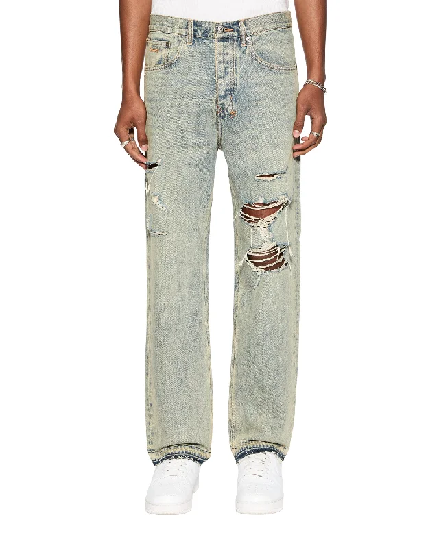 Men's Low - Rise Jeans in a Light Wash for a Casual and Youthful LookANTI K STAGELIGHT TRASHED Men's Low - Rise Jeans in a Light Wash for a Casual and Youthful LookANTI K STAGELIGHT TRASHED