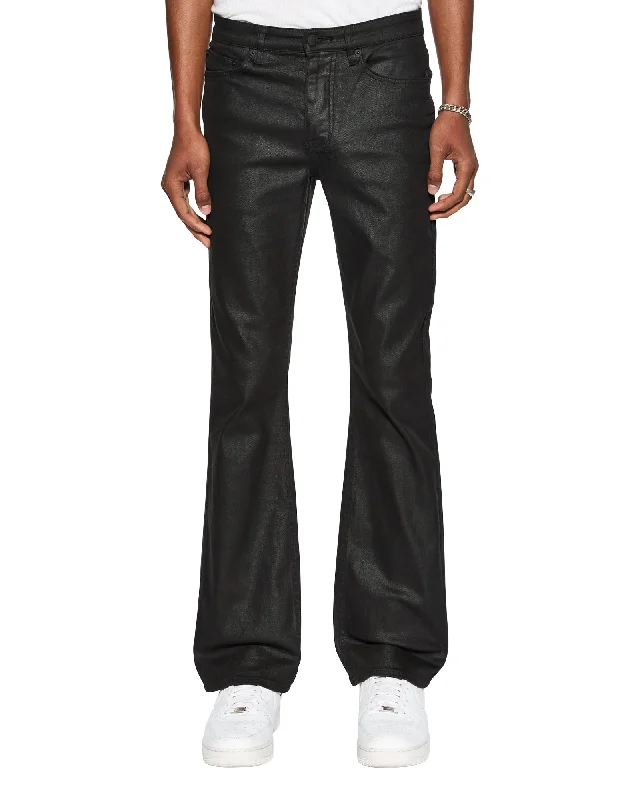 Men's Jeans with an Elastic Waistband for Ultimate ComfortBRONKO BLACK WAX