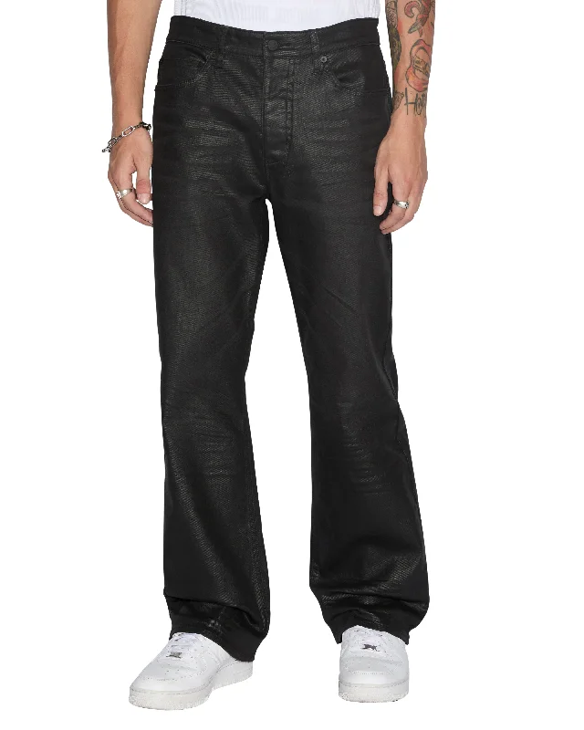 Men's Jeans with a Zip - Off Lower Leg for Convertible StyleBRONKO WAX WASH