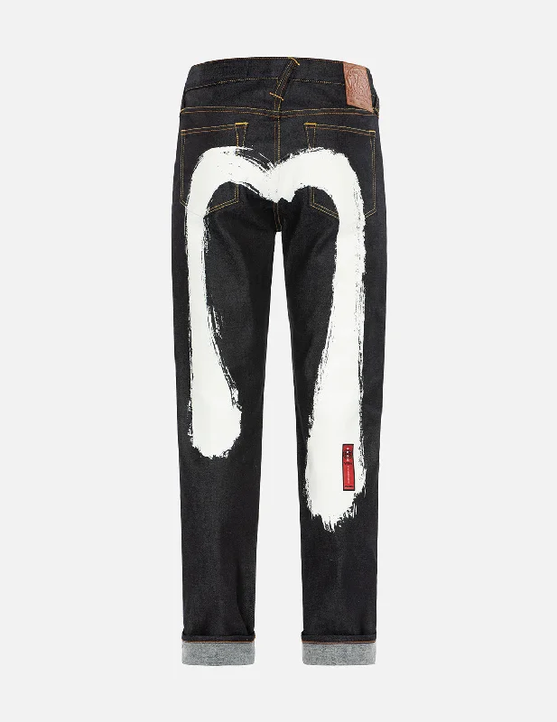 Plus Size Men's Bootcut Jeans with a Relaxed Waist for a Classic and Comfortable FitBrushstroke Daicock Print Carrot fit Jeans #2017 Plus Size Men's Bootcut Jeans with a Relaxed Waist for a Classic and Comfortable FitBrushstroke Daicock Print Carrot fit Jeans #2017