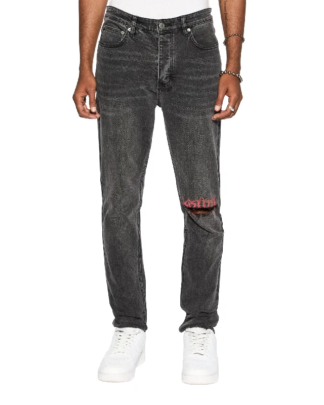 Men's Jeans with a Zip - Off Lower Leg for Convertible StyleCHITCH ANGST SABBATH