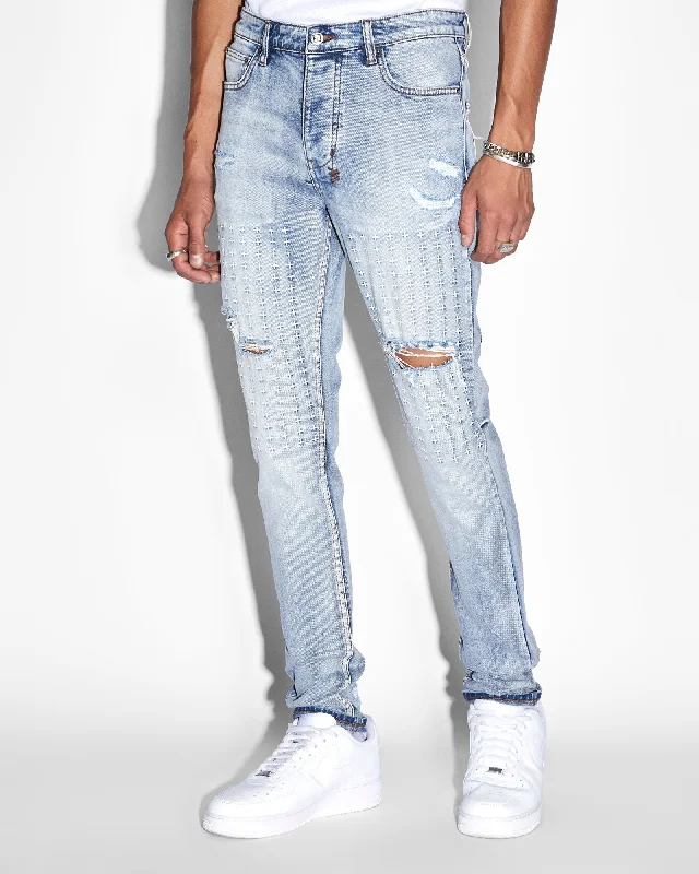 Plus Size Men's Relaxed Fit Jeans with a Faded Wash for a Vintage - Inspired LookCHITCH ENJOY TRASHED Plus Size Men's Relaxed Fit Jeans with a Faded Wash for a Vintage - Inspired LookCHITCH ENJOY TRASHED