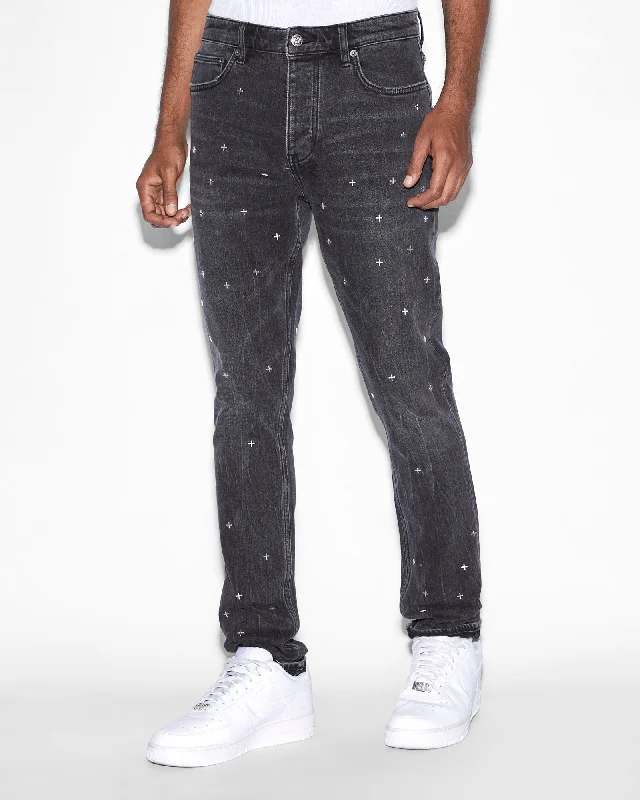 Men's Low - Rise Jeans in a Light Wash for a Casual and Youthful LookCHITCH METALIK BLACK Men's Low - Rise Jeans in a Light Wash for a Casual and Youthful LookCHITCH METALIK BLACK