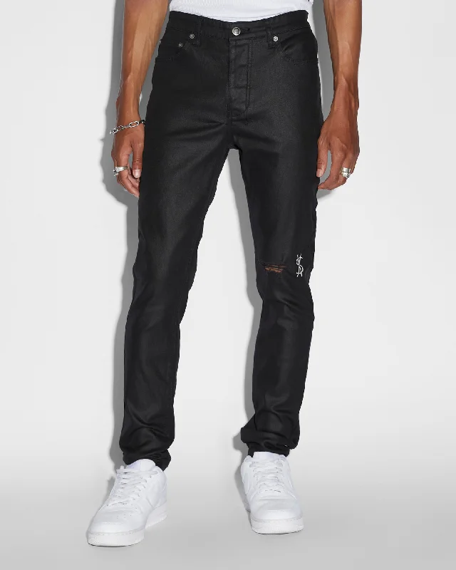 Plus Size Men's Bootcut Jeans with a Belt Loop Upgrade for a Stylish TouchCHITCH WAXED SILVER Plus Size Men's Bootcut Jeans with a Belt Loop Upgrade for a Stylish TouchCHITCH WAXED SILVER