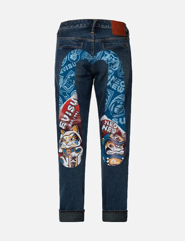 Men's Jeans with a Zip - Off Lower Leg for Convertible StyleDaicock with Tear-off Poster Print Carrot-Fit Jeans #2017 Men's Jeans with a Zip - Off Lower Leg for Convertible StyleDaicock with Tear-off Poster Print Carrot-Fit Jeans #2017