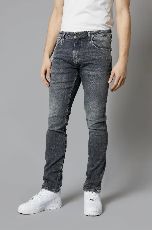 Plus Size Men's Bootcut Jeans with a Relaxed Waist for a Classic and Comfortable FitDakota Slim Fit Jeans In Grey Plus Size Men's Bootcut Jeans with a Relaxed Waist for a Classic and Comfortable FitDakota Slim Fit Jeans In Grey