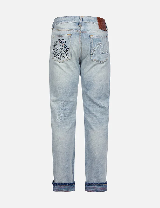 Men's Straight Leg Raw Denim Jeans for a Minimalist and Durable OptionDistressed Seagull Pocket Slim Fit Jeans #2010 Men's Straight Leg Raw Denim Jeans for a Minimalist and Durable OptionDistressed Seagull Pocket Slim Fit Jeans #2010