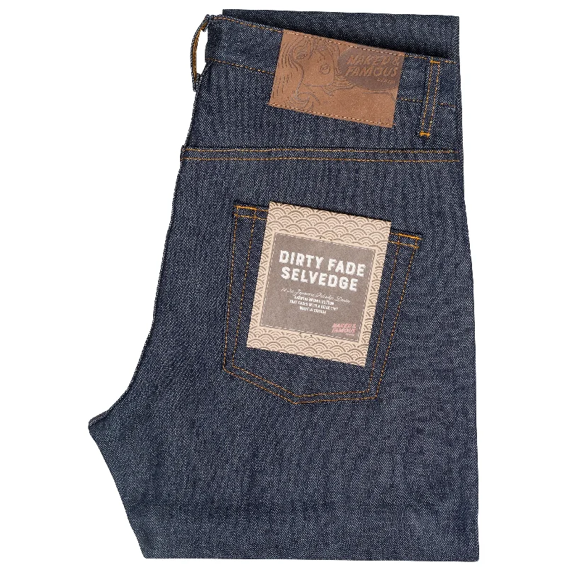 Plus Size Men's Relaxed Fit Jeans with a Faded Wash for a Vintage - Inspired LookEasy Guy - Dirty Fade Selvedge Plus Size Men's Relaxed Fit Jeans with a Faded Wash for a Vintage - Inspired LookEasy Guy - Dirty Fade Selvedge