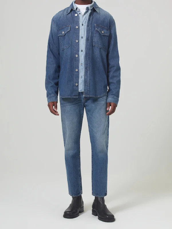 Men's Jeans with a Hidden Coin Pocket for Added ConvenienceFinn Relaxed Rise Taper Jean - Marshall Men's Jeans with a Hidden Coin Pocket for Added ConvenienceFinn Relaxed Rise Taper Jean - Marshall