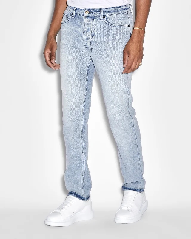 Men's Jeans with a Cargo - Inspired Knee Pocket for Extra StorageHAZLOW PHILLY BLUE