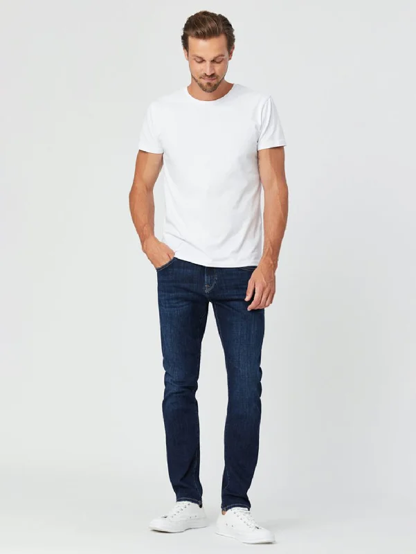 Men's Jeans with a Frayed Hem for a Casual and Effortless StyleJake Slim Jean - Deep Feather Men's Jeans with a Frayed Hem for a Casual and Effortless StyleJake Slim Jean - Deep Feather
