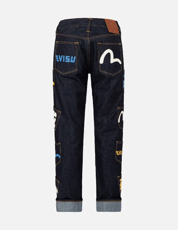 Men's Stretch Jeans with a Moisture - Wicking Lining for Active LifestylesLogo-Print Multi-Pockets Regular-Fit Denim Jeans #2010 Men's Stretch Jeans with a Moisture - Wicking Lining for Active LifestylesLogo-Print Multi-Pockets Regular-Fit Denim Jeans #2010