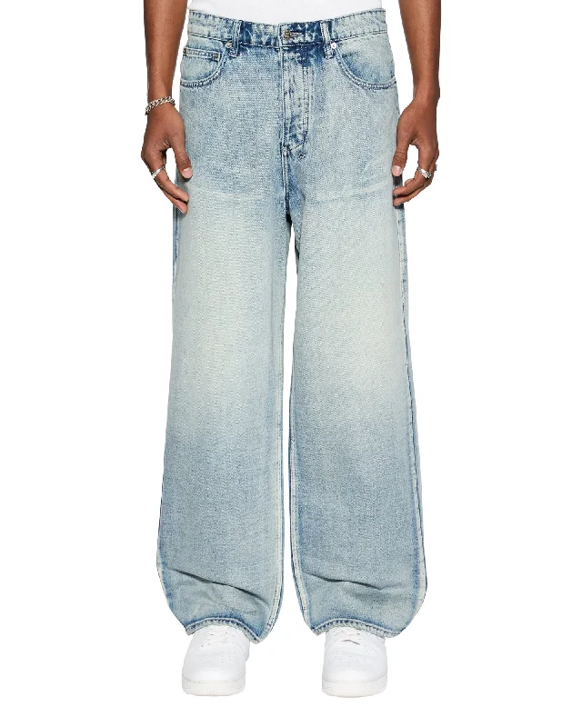 Men's Jeans with a Zip - Off Lower Leg for Convertible StyleMAXX PUNK BLUE