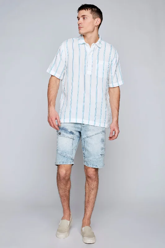 Men's Low - Rise Jeans in a Light Wash for a Casual and Youthful LookMen's 5-Pocket Denim Shorts with Front Pocket Detail - Light Indigo Acid Wash Men's Low - Rise Jeans in a Light Wash for a Casual and Youthful LookMen's 5-Pocket Denim Shorts with Front Pocket Detail - Light Indigo Acid Wash