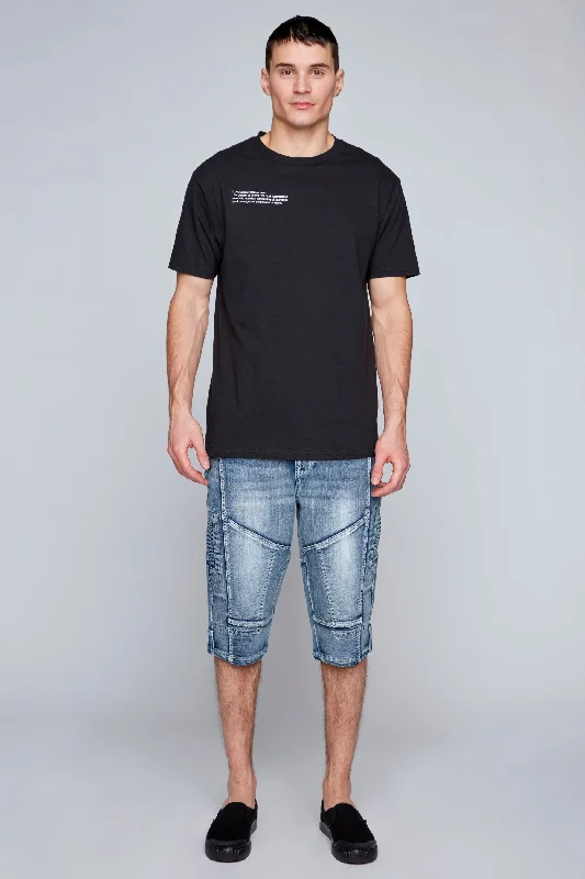 Men's Slim Fit Stretch Jeans in Dark Wash for a Modern and Comfortable LookMen's 5-Pocket Denim Capri Shorts - Snow Wash Men's Slim Fit Stretch Jeans in Dark Wash for a Modern and Comfortable LookMen's 5-Pocket Denim Capri Shorts - Snow Wash